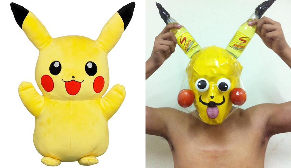 low cost cosplay pikachu