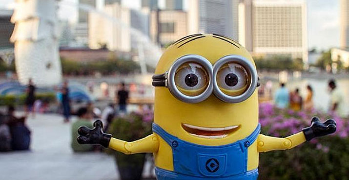 Bello! Minions in S'pore do touristy things - Mothership.SG - News