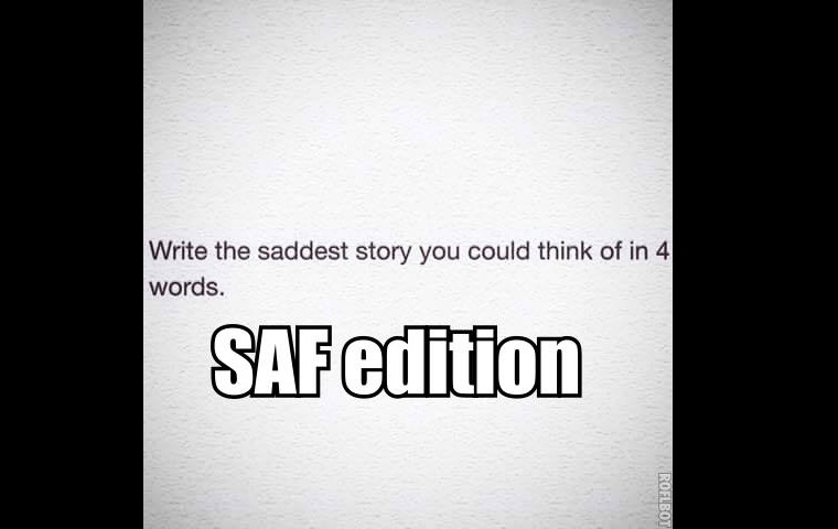 Write The Saddest Story In 4 Words Tweet - popularquotesimg