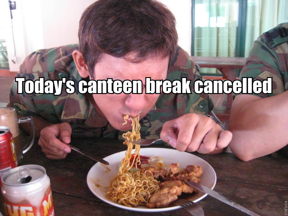 canteen break