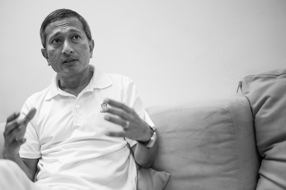 Blk 545 PAP Centre, Singapore 2015 PAP Vivian Balakrisnan Interview 8.9.2015. Photo by: Jamie Chan for MothershipSG