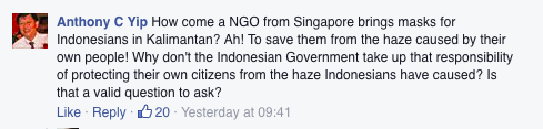 Screenshot from TNP's Facebook page