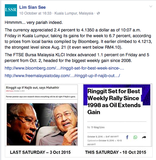 Screenshot from Lim Sin See's Facebook page