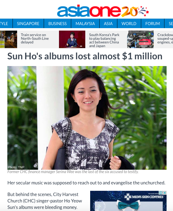 Screenshot from AsiaOne. Click to view full article