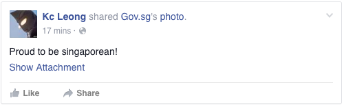 Screenshot from Gov.sg Facebook page