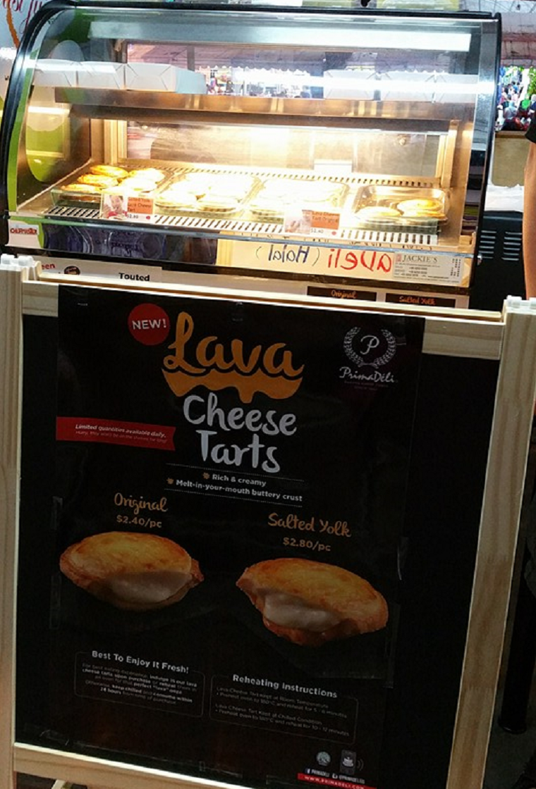 lava cheese tarts