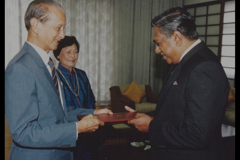 Source: Istana Collection, courtesy of National Archives of Singapore, Remembering S R Nathan Facebook page.
