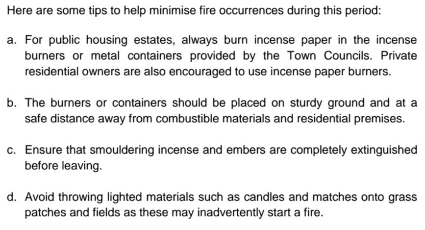 fire safety tips
