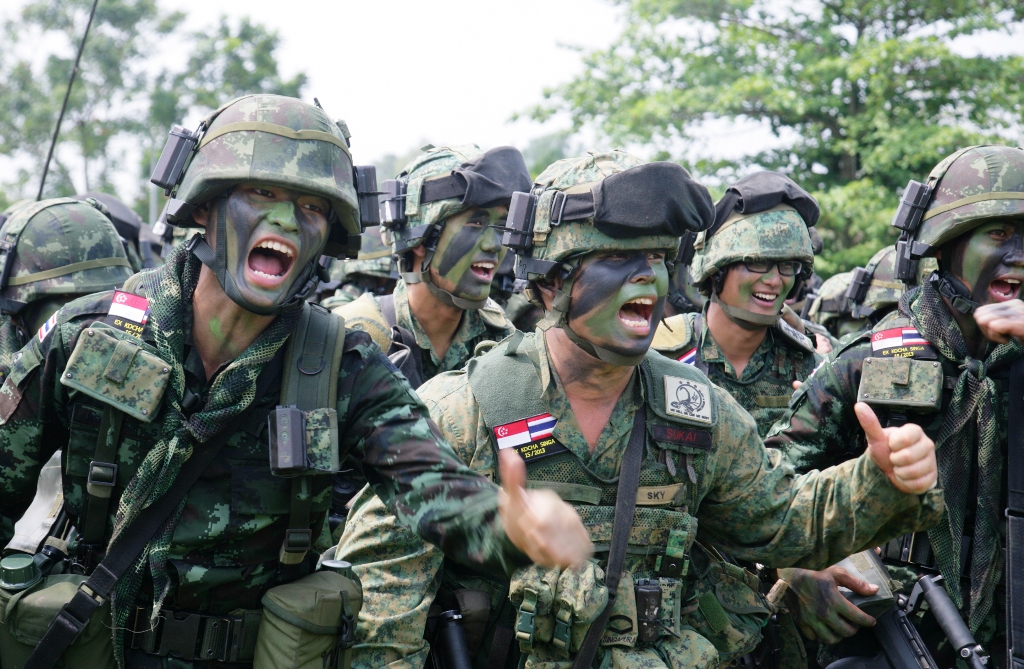 singpore army tekong