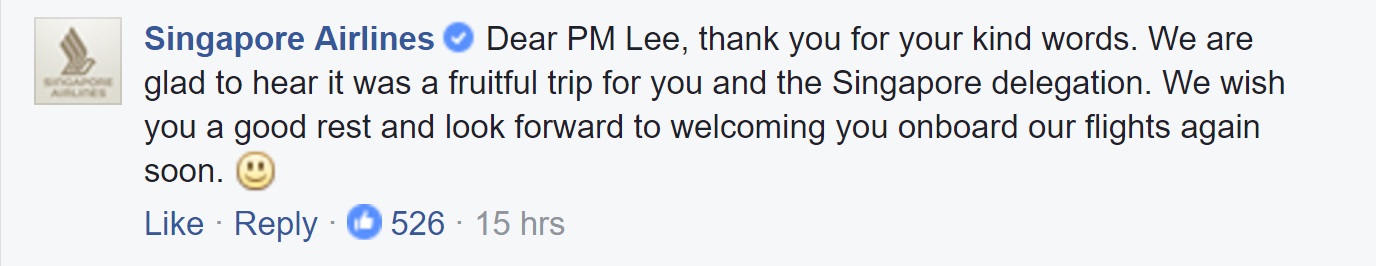 Source: Lee Hsien Loong Facebook.