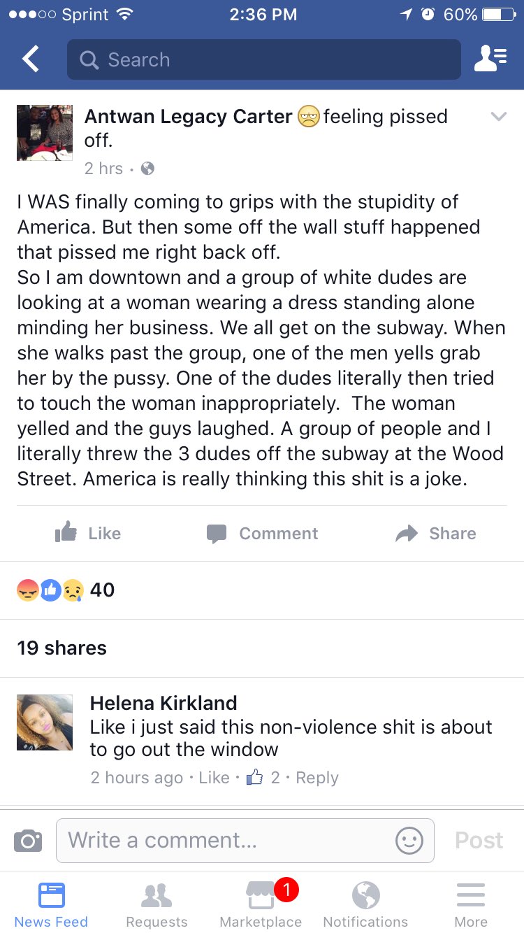 Photo from Shaun King's Twitter account
