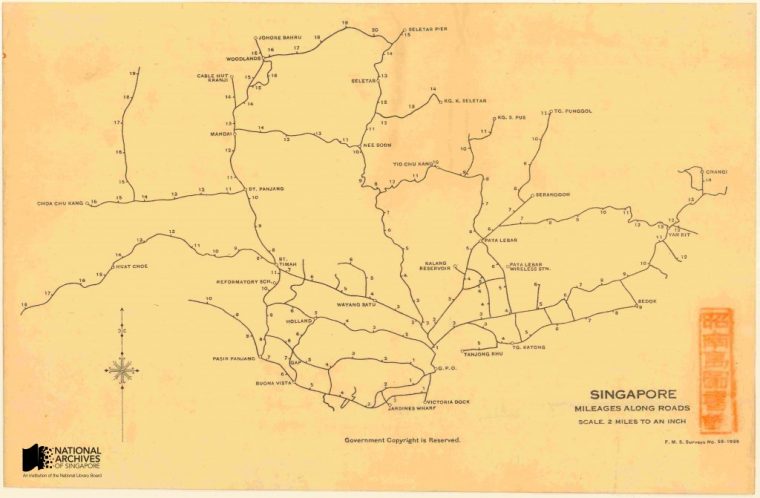 Mileage map. Source. 