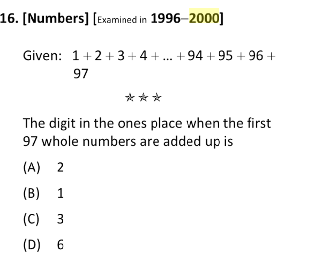 Source: Singapore PSLE Mathematics Extreme Drill Questions 