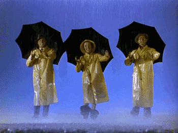 Don’t let the rain dampen your parade. via