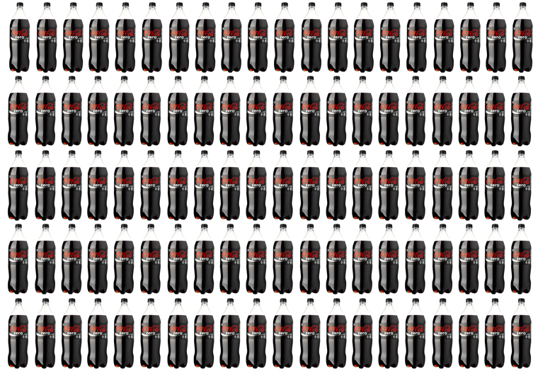 100-coke-bottles