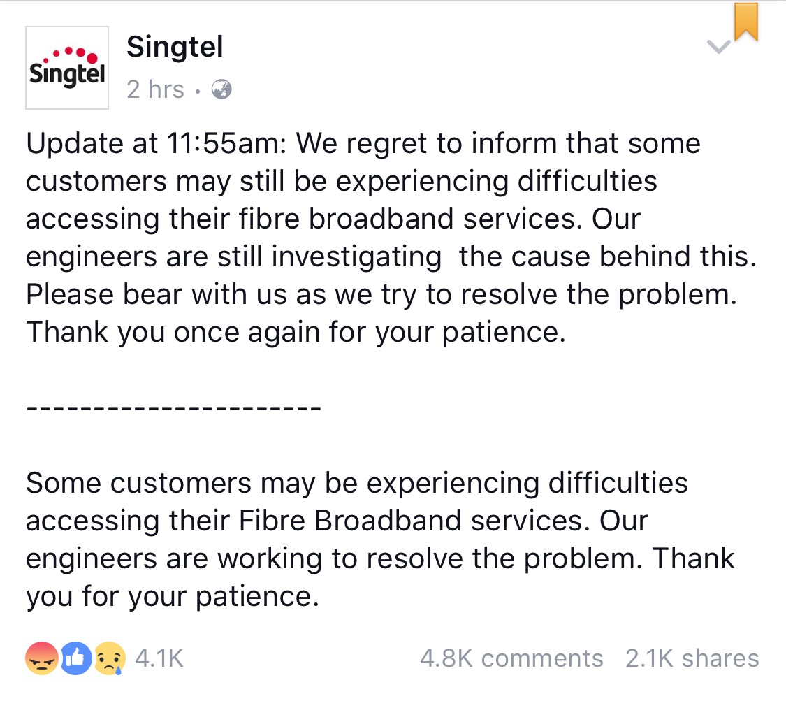 Singtel FB