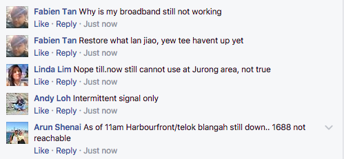 Singtel broadband internet