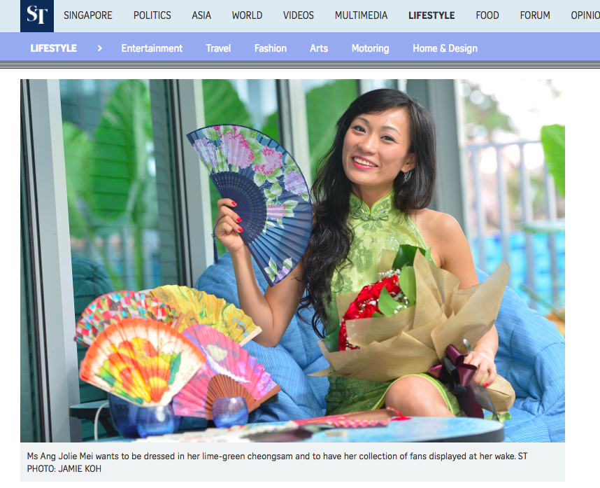Screenshot from The Straits Times
