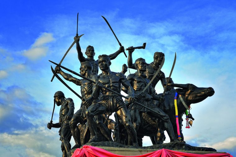 Bang Bachan monument at Sing Buri, Thailand. Source. 