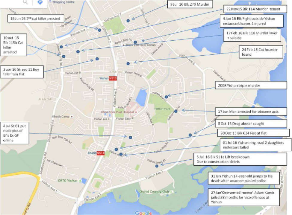 Yishun map