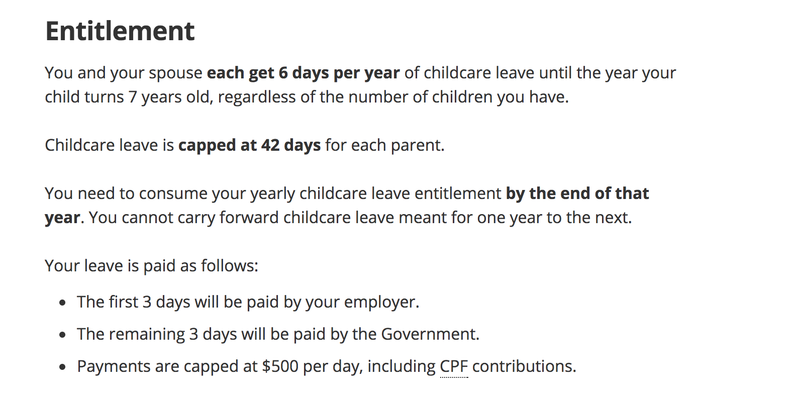 childcare entitlement 2