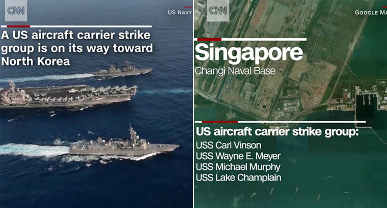 US aircraft carrier headed towards North Korea sailed from Changi Naval  Base - Mothership.SG - News from Singapore, Asia and around the world