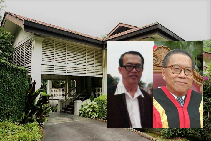 Former minister Hon Sui Sen & former CJ Yong Pung How lived with the ...