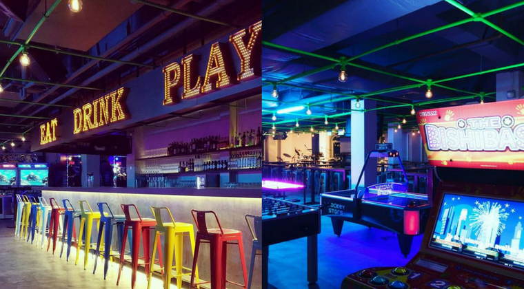 Level Up – Live Music & Arcade Bar in Clarke Quay