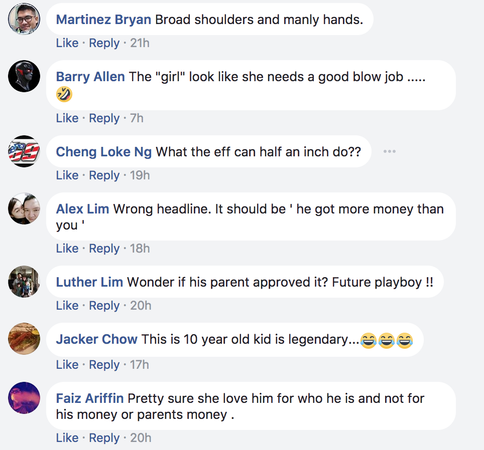 People somehow believed this 10 year old boy is "dating" a beautiful