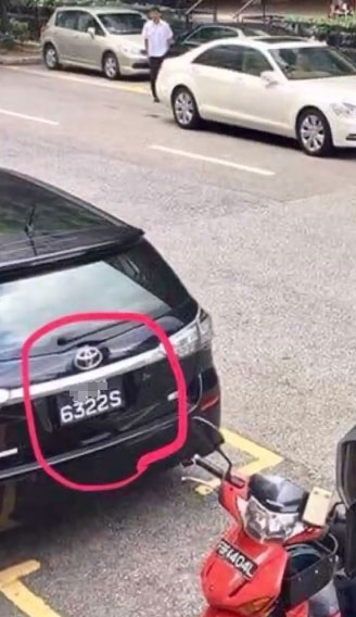 President Halimah's car shooed away: Visible license plate a 4D-winning ...