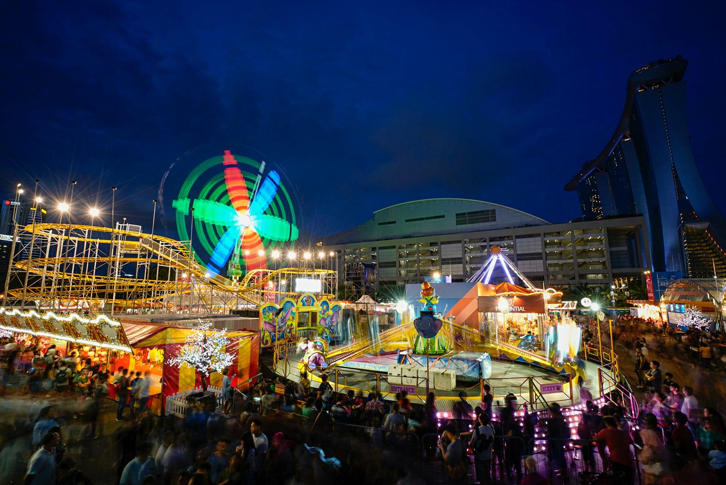 This is what 250,000 people visiting Marina Bay Carnival on opening