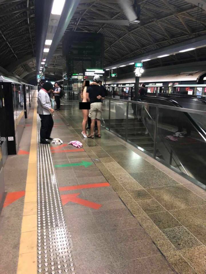 Naked woman, 35, at Pioneer MRT Station arrested - Stomp