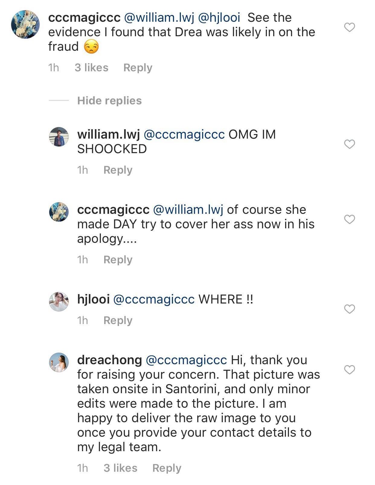 S'porean influencer Andrea Chong finally says something about Daryl ...