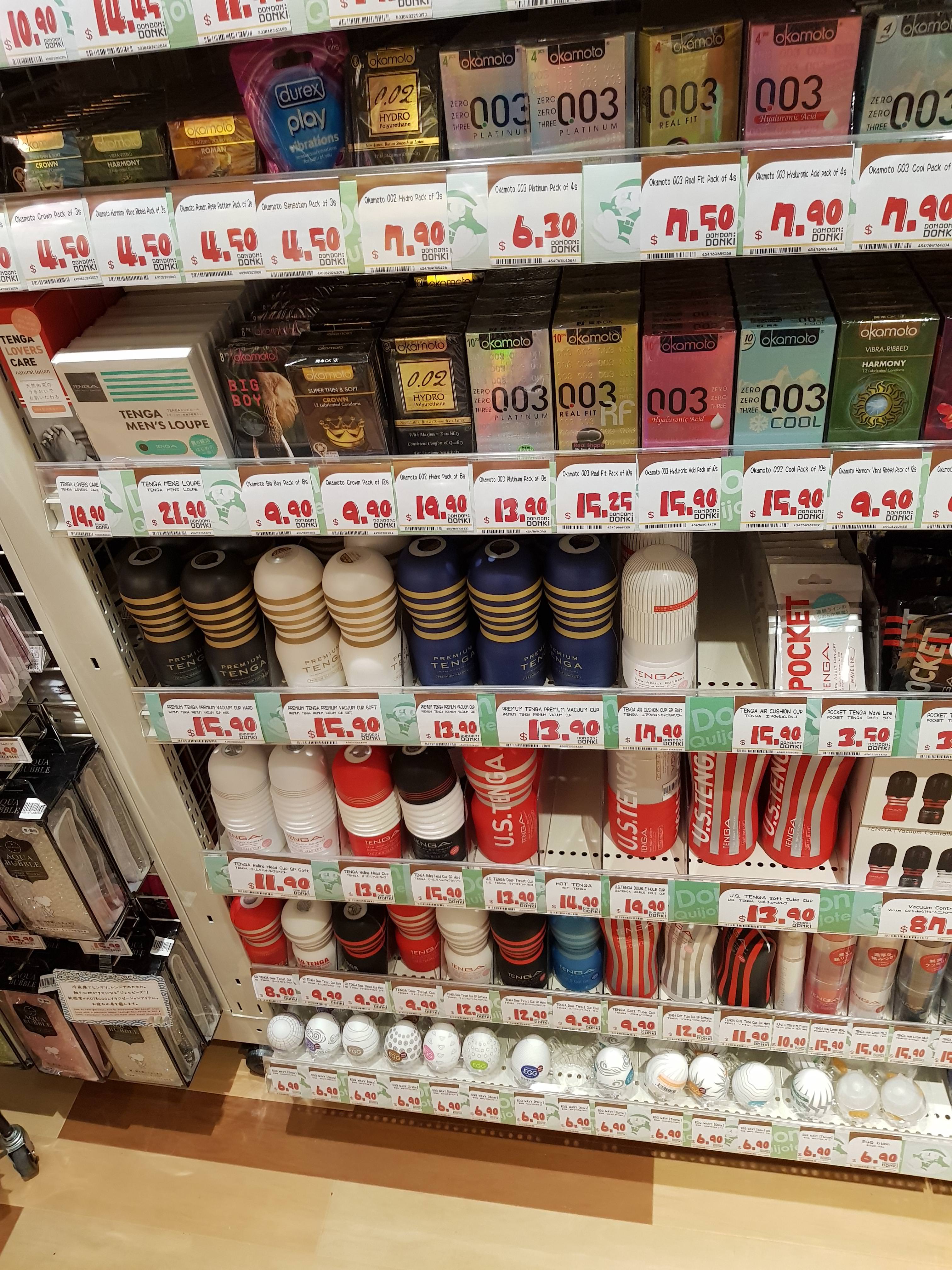 Tenga sex toys reappear in Don Don Donki 100AM mall outlet