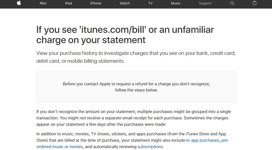 how to see app purchase history on iphone