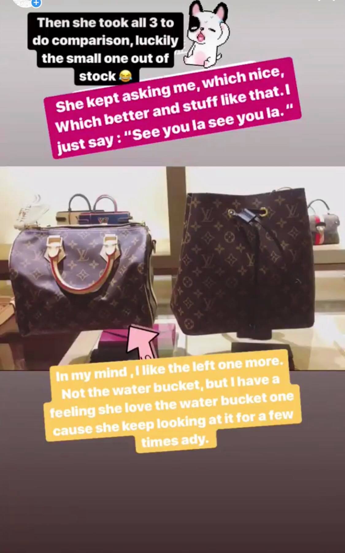 I have a suspicion that my girlfriends mom has fake lv bags. : r