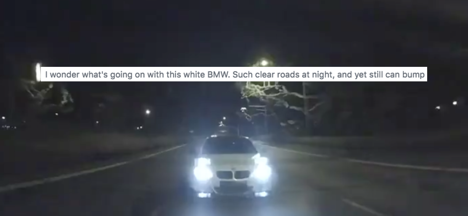 BMW driver in S'pore somehow manages to rear-end only other car on the ...