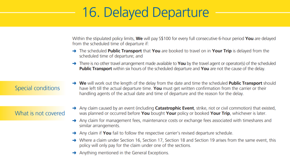 aviva travel insurance cancelled flight