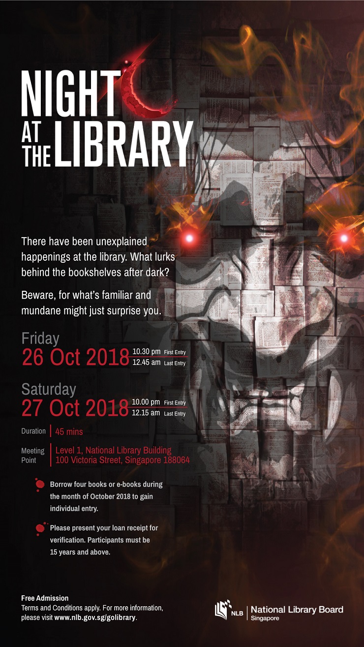 National Library Toa Payoh Public Library To Open Past Midnight For Oct 26 27 Spooky Events Mothership Sg News From Singapore Asia And Around The World