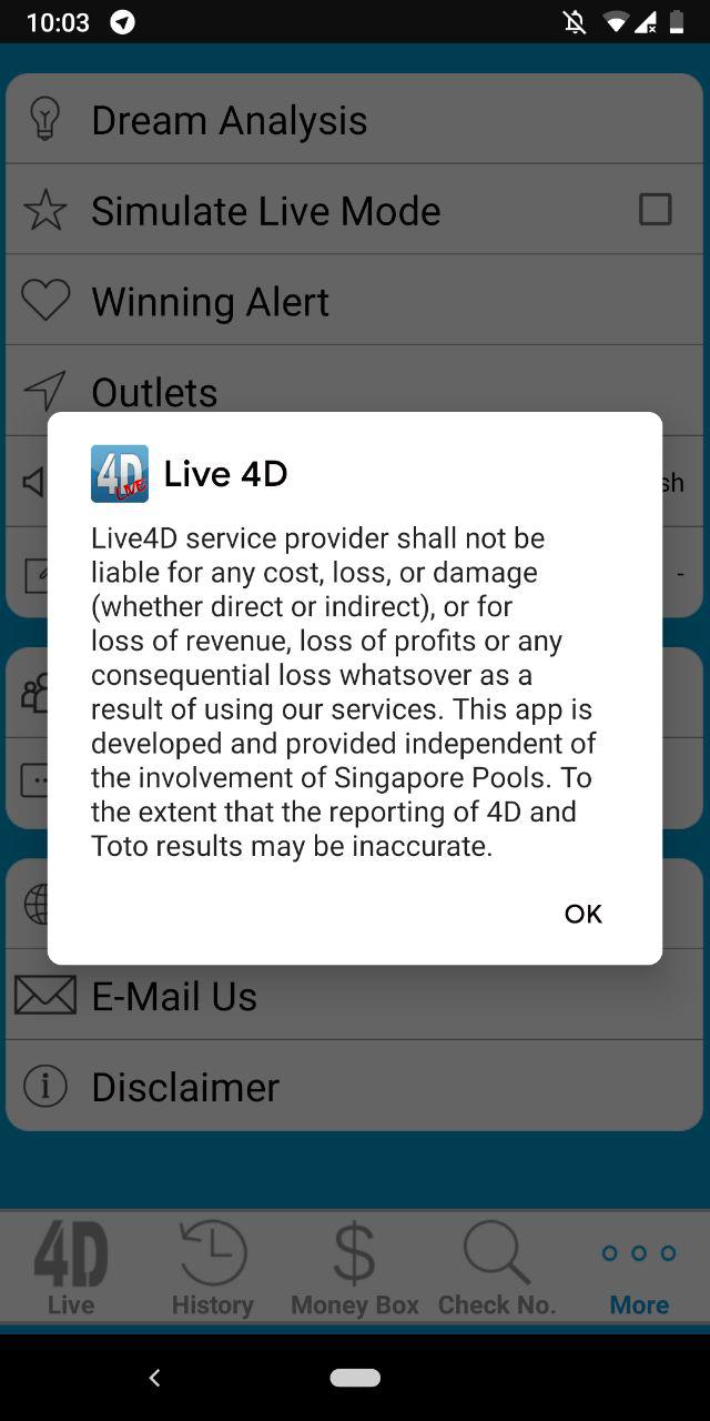 No singapore 4d