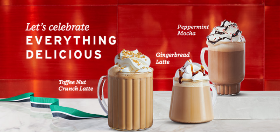 Xmas Gingerbread Latte / Toffee Nut Crunch Latte