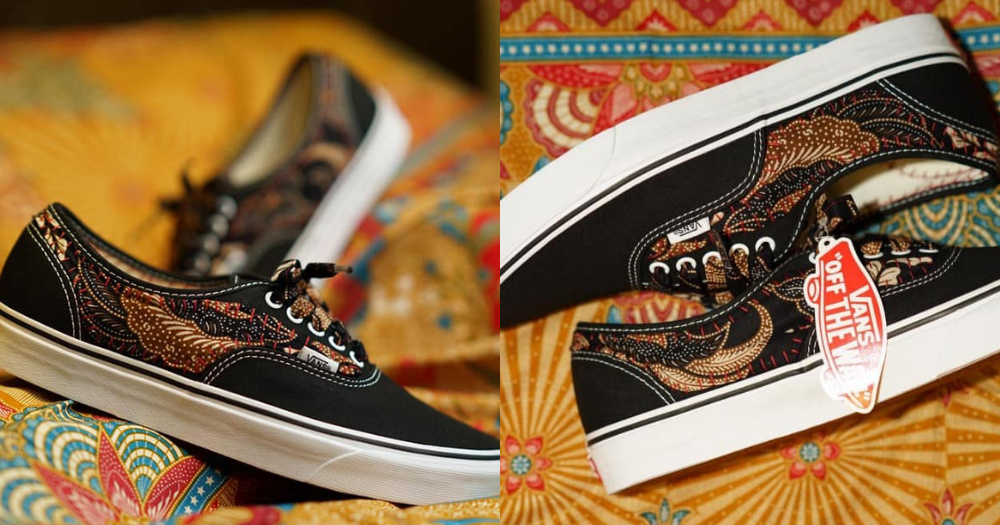 S$139 hand-stitched batik Vans sneakers 