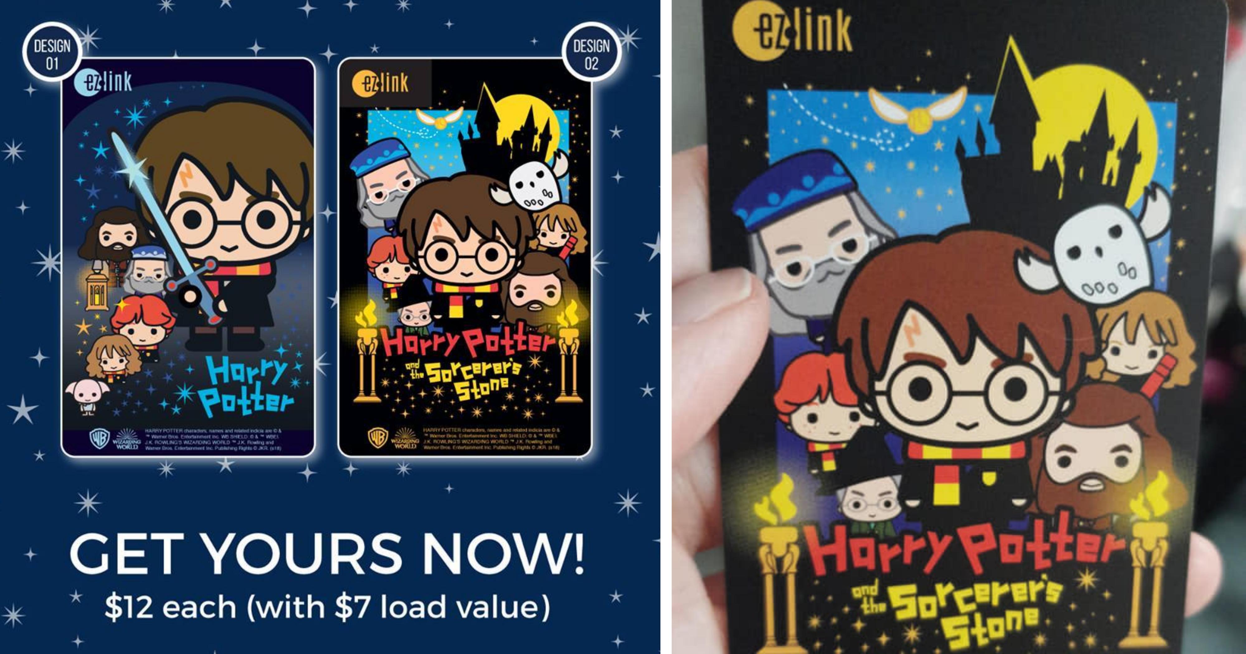 Harry Potter EZ-Link cards now available in S'pore for S$12