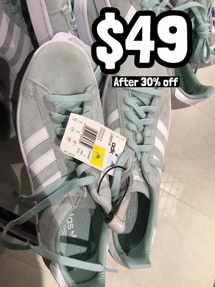 adidas outlet stock