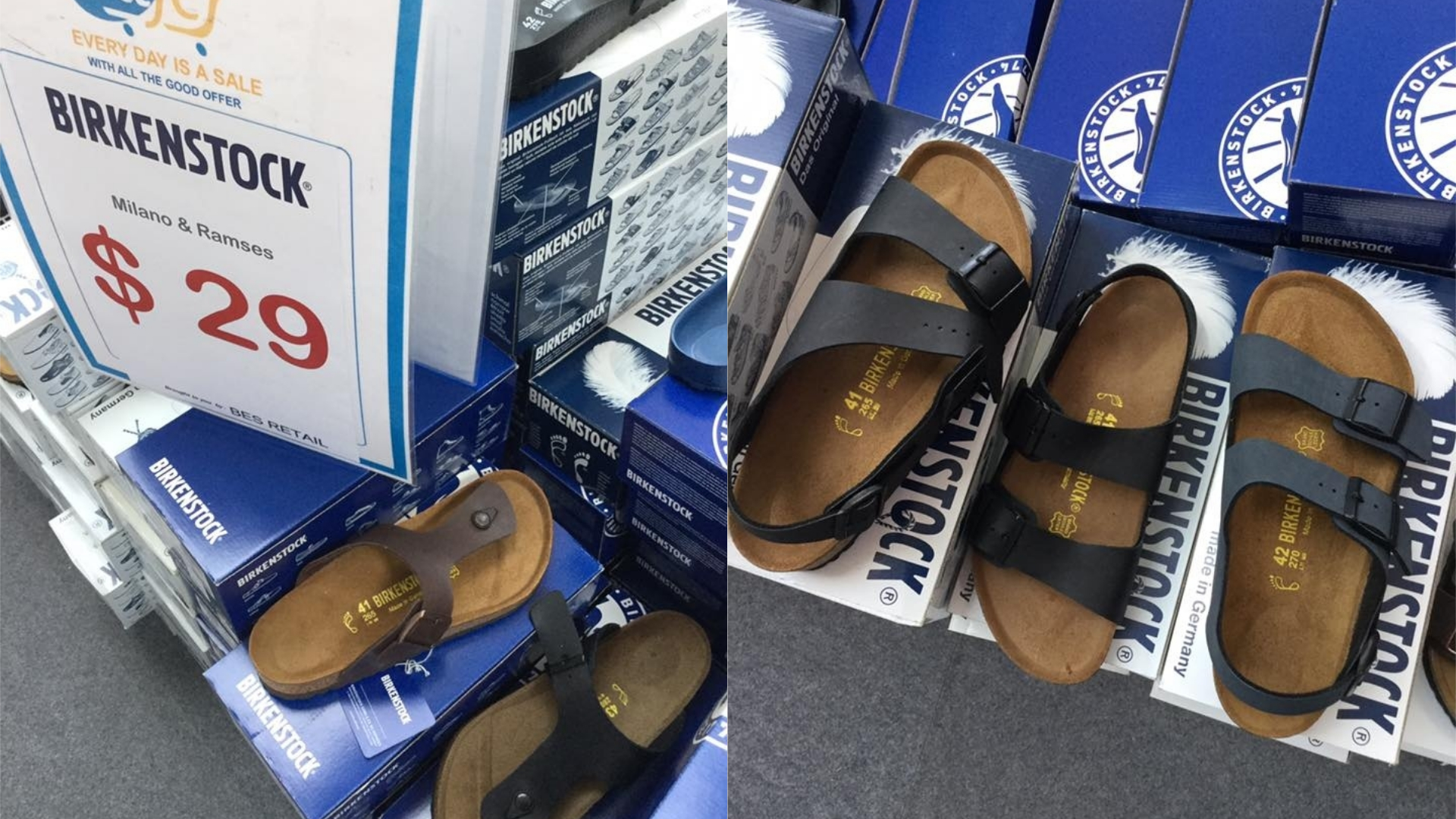 Birkenstock sandals available from S$29 