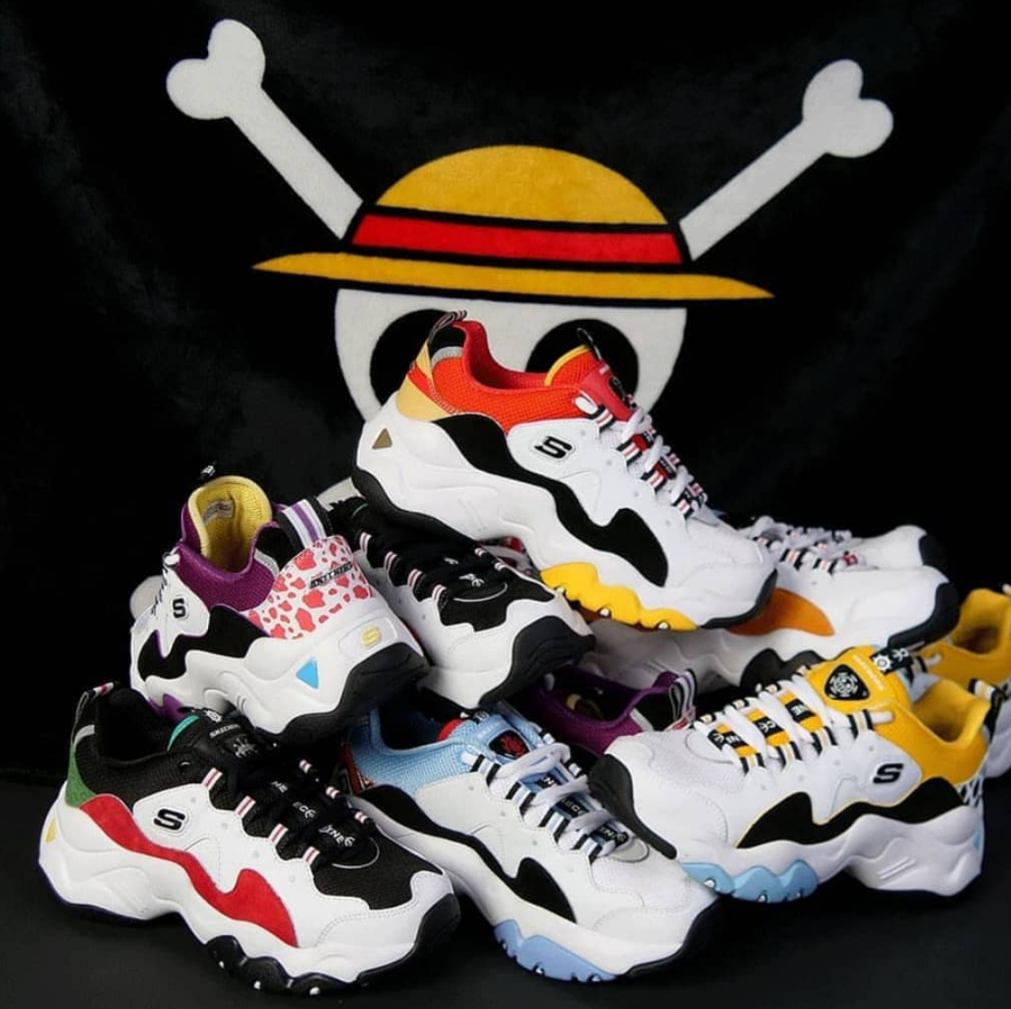 Skechers one hot sale piece characters