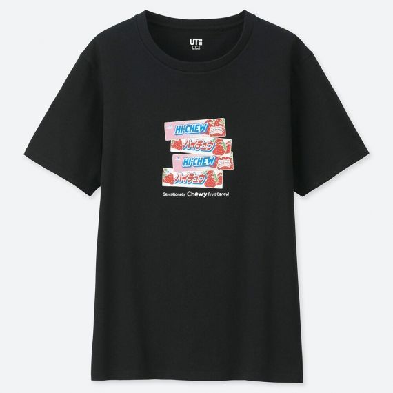 Uniqlo S'pore now selling pastel T-shirts with Hi-Chew & Meiji ...