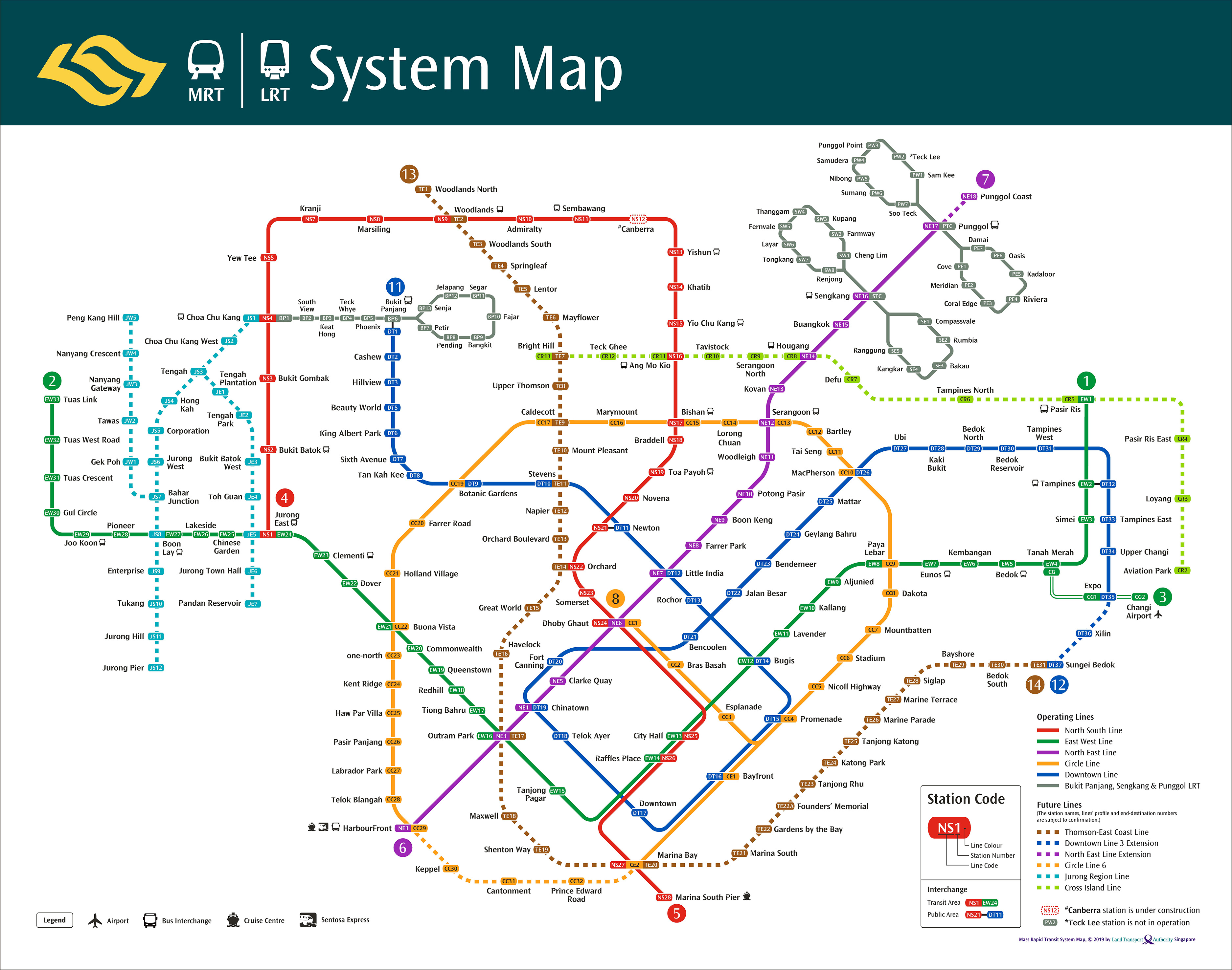 New system map shows MRT lines once entirely in effect by 2030, NTU to