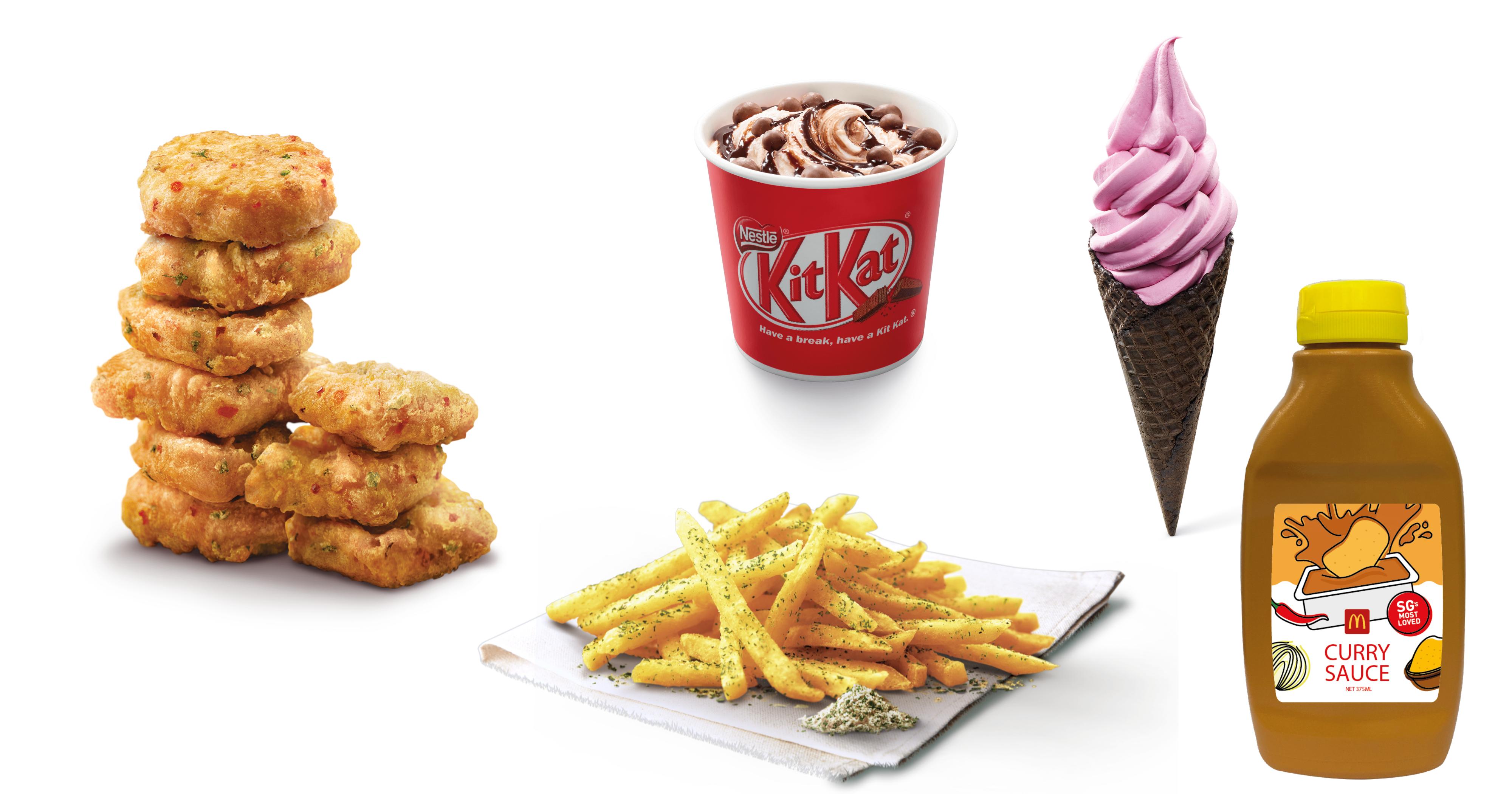 Mcdonald S S Pore Launches Curry Sauce Bottle Spicy Nuggets French Onion Shaker Fries Kit Kat Mcflurry At Same Time Mothership Sg News From Singapore Asia And Around The World