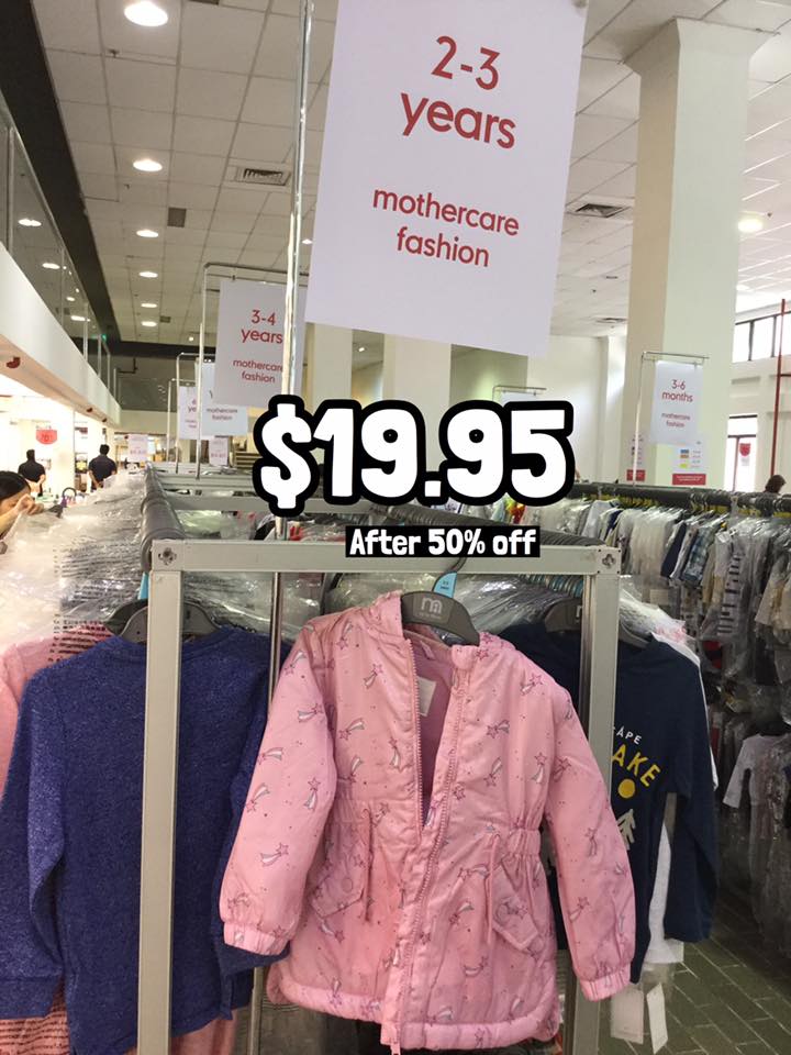 Up to 70% off clothes, stroller & necessities at Mothercare warehouse ...